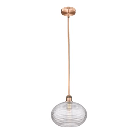 A large image of the Innovations Lighting 616-1S 10 12 Ithaca Pendant Alternate Image