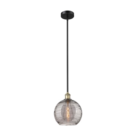 A large image of the Innovations Lighting 616-1S 11 10 Athens Deco Swirl Pendant Alternate Image