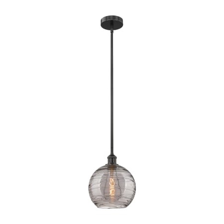 A large image of the Innovations Lighting 616-1S 11 10 Athens Deco Swirl Pendant Alternate Image