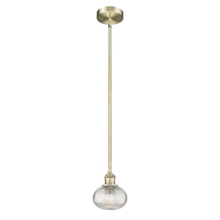 A large image of the Innovations Lighting 616-1S 7 6 Ithaca Pendant Alternate Image