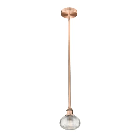 A large image of the Innovations Lighting 616-1S 7 6 Ithaca Pendant Alternate Image