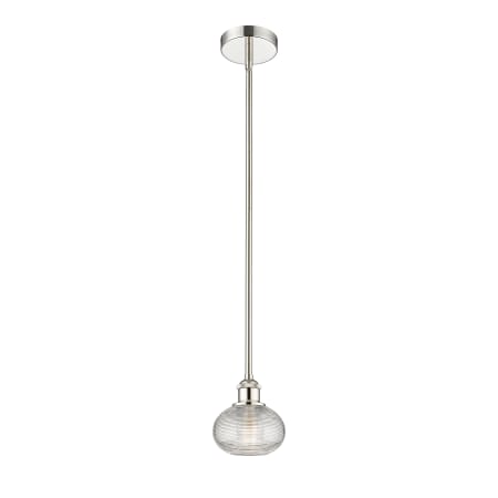 A large image of the Innovations Lighting 616-1S 7 6 Ithaca Pendant Alternate Image