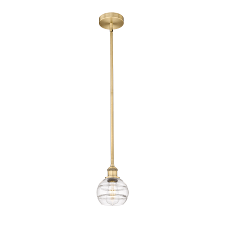 A large image of the Innovations Lighting 616-1S 7 6 Rochester Pendant Alternate Image