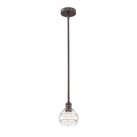 A large image of the Innovations Lighting 616-1S 7 6 Rochester Pendant Alternate Image