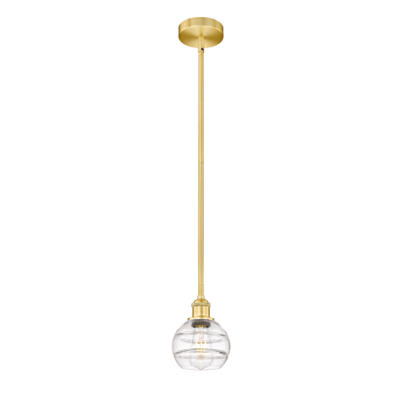 A large image of the Innovations Lighting 616-1S 7 6 Rochester Pendant Alternate Image