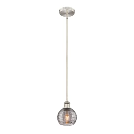 A large image of the Innovations Lighting 616-1S 8 6 Athens Deco Swirl Pendant Alternate Image