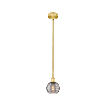 A large image of the Innovations Lighting 616-1S 8 6 Athens Deco Swirl Pendant Alternate Image