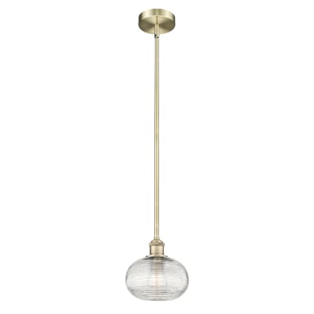 A large image of the Innovations Lighting 616-1S 8 8 Ithaca Pendant Alternate Image