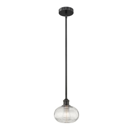 A large image of the Innovations Lighting 616-1S 8 8 Ithaca Pendant Alternate Image