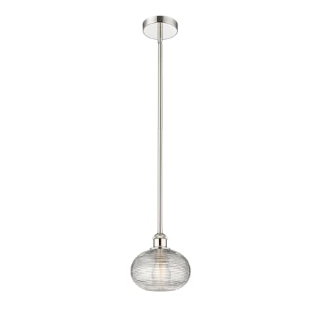 A large image of the Innovations Lighting 616-1S 8 8 Ithaca Pendant Alternate Image