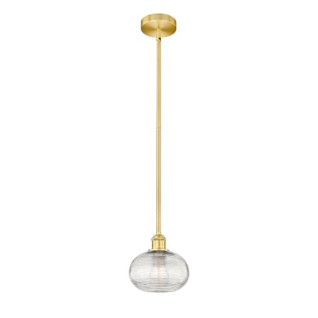 A large image of the Innovations Lighting 616-1S 8 8 Ithaca Pendant Alternate Image