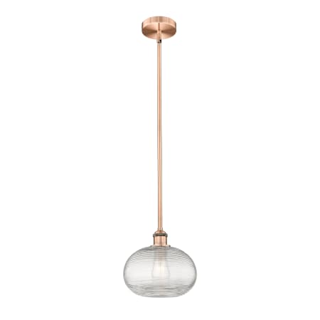 A large image of the Innovations Lighting 616-1S 9 10 Ithaca Pendant Alternate Image