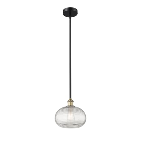 A large image of the Innovations Lighting 616-1S 9 10 Ithaca Pendant Alternate Image