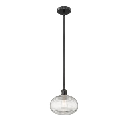 A large image of the Innovations Lighting 616-1S 9 10 Ithaca Pendant Alternate Image