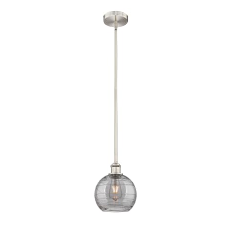 A large image of the Innovations Lighting 616-1S 9 8 Athens Deco Swirl Pendant Alternate Image