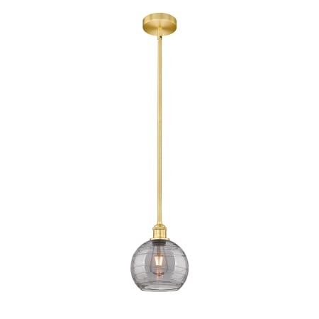 A large image of the Innovations Lighting 616-1S 9 8 Athens Deco Swirl Pendant Alternate Image