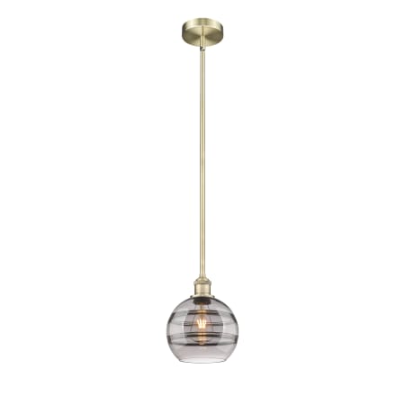 A large image of the Innovations Lighting 616-1S 9 8 Rochester Pendant Alternate Image