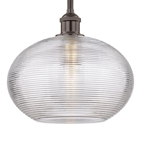 A large image of the Innovations Lighting 616-1S 10 12 Ithaca Pendant Oil Rubbed Bronze