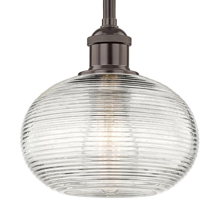 A large image of the Innovations Lighting 616-1S 8 8 Ithaca Pendant Oil Rubbed Bronze