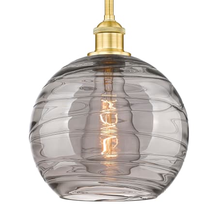 A large image of the Innovations Lighting 616-1S 11 10 Athens Deco Swirl Pendant Satin Gold