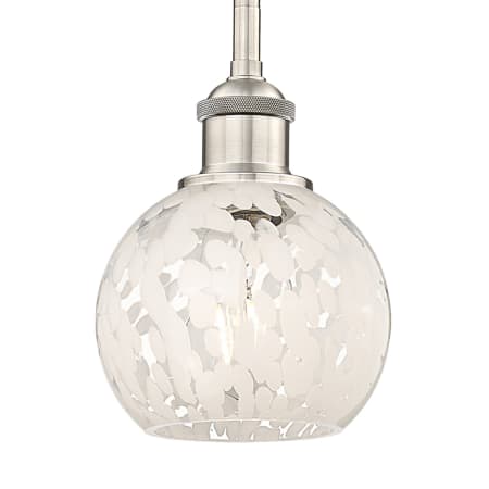 Innovations Lighting 616-1S-SN-G1216-6WM Brushed Satin Nickel White ...