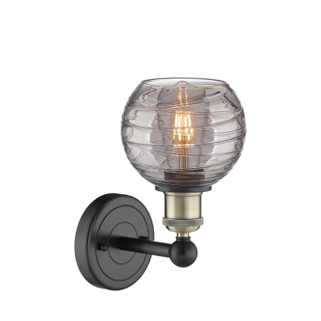 A large image of the Innovations Lighting 616-1W 10 6 Athens Deco Swirl Sconce Alternate Image