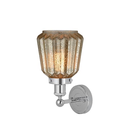 A large image of the Innovations Lighting 616-1W-10-7 Chatham Sconce Alternate Image