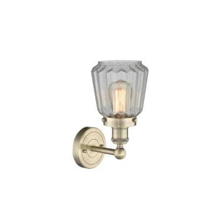 A large image of the Innovations Lighting 616-1W-10-7 Chatham Sconce Alternate Image