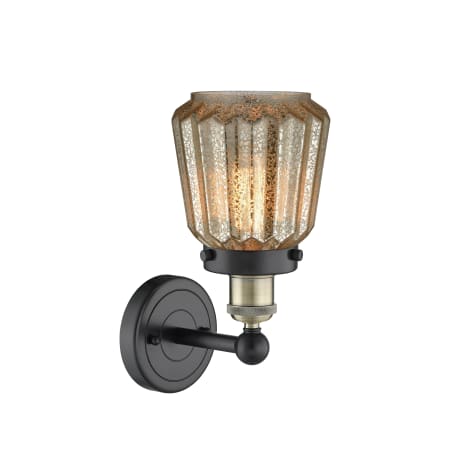 A large image of the Innovations Lighting 616-1W-10-7 Chatham Sconce Alternate image