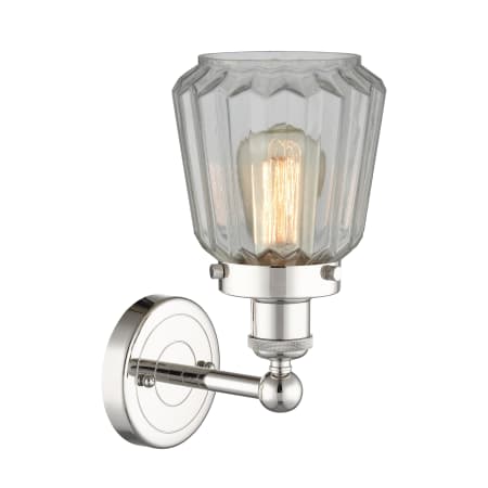 A large image of the Innovations Lighting 616-1W-10-7 Chatham Sconce Alternate image