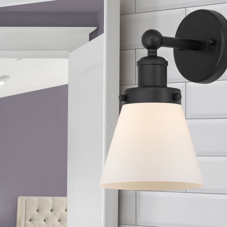 A large image of the Innovations Lighting 616-1W-10-7 Cone Sconce Alternate Image