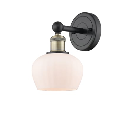A large image of the Innovations Lighting 616-1W-10-7 Fenton Sconce Alternate Image