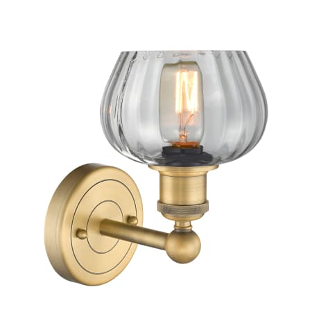 A large image of the Innovations Lighting 616-1W-10-7 Fenton Sconce Alternate Image