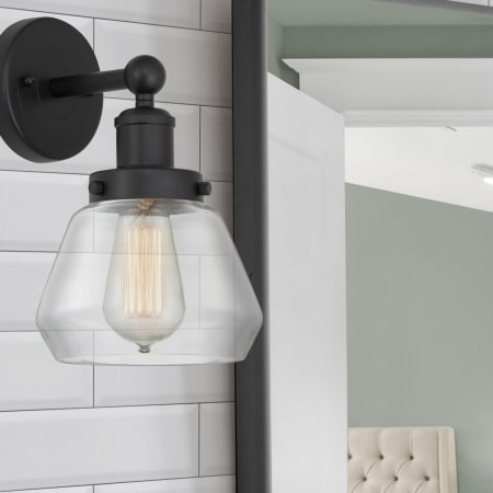 A large image of the Innovations Lighting 616-1W-10-7 Fulton Sconce Alternate Image