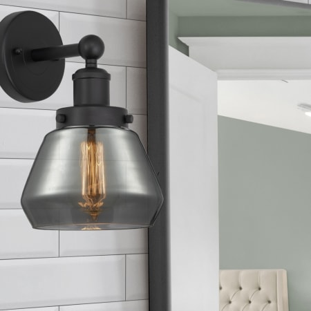 A large image of the Innovations Lighting 616-1W-10-7 Fulton Sconce Alternate Image