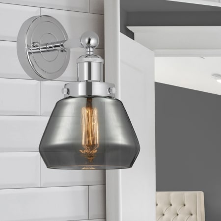 A large image of the Innovations Lighting 616-1W-10-7 Fulton Sconce Alternate Image