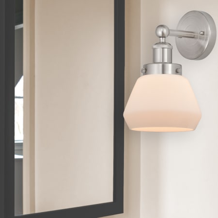 A large image of the Innovations Lighting 616-1W-10-7 Fulton Sconce Alternate Image