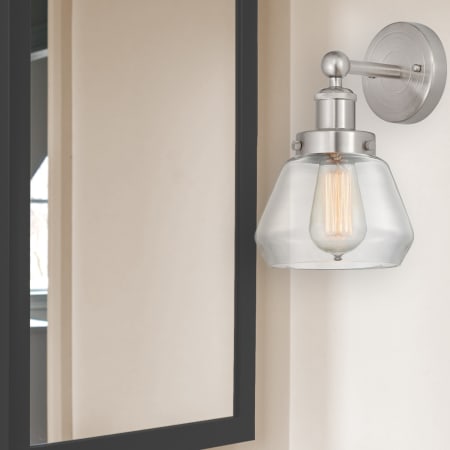 A large image of the Innovations Lighting 616-1W-10-7 Fulton Sconce Alternate Image