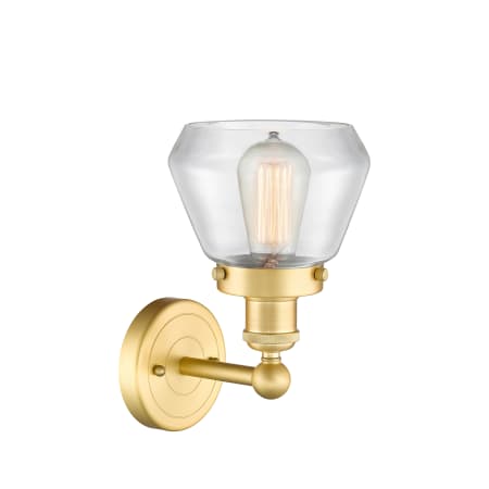 A large image of the Innovations Lighting 616-1W-10-7 Fulton Sconce Alternate Image