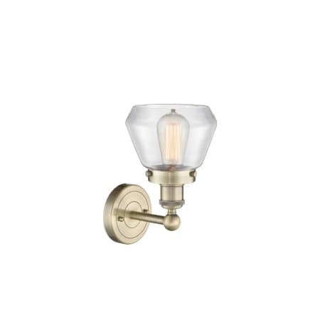 A large image of the Innovations Lighting 616-1W-10-7 Fulton Sconce Alternate Image