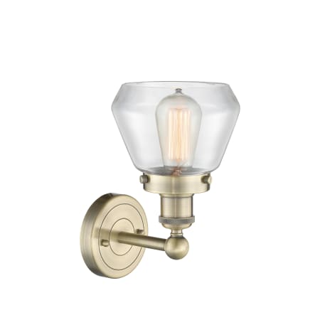 A large image of the Innovations Lighting 616-1W-10-7 Fulton Sconce Alternate image