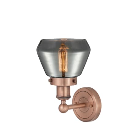 A large image of the Innovations Lighting 616-1W-10-7 Fulton Sconce Alternate image