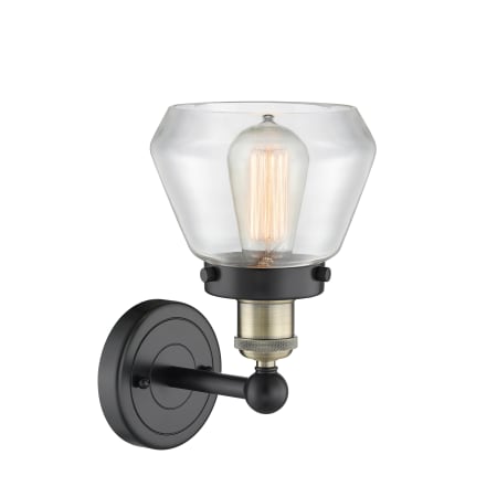 A large image of the Innovations Lighting 616-1W-10-7 Fulton Sconce Alternate image