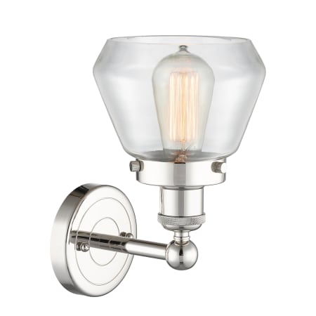 A large image of the Innovations Lighting 616-1W-10-7 Fulton Sconce Alternate image