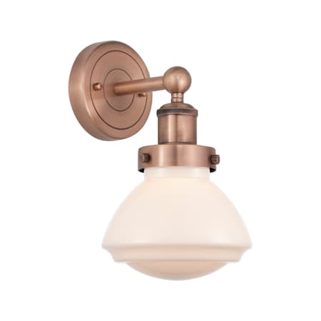 A large image of the Innovations Lighting 616-1W-10-7 Olean Sconce Alternate Image