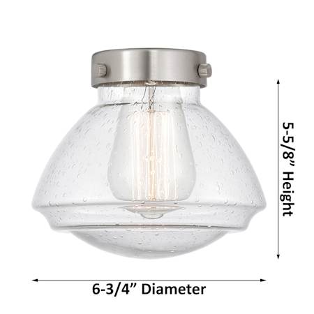 A large image of the Innovations Lighting 616-1W-10-7 Olean Sconce Alternate Image