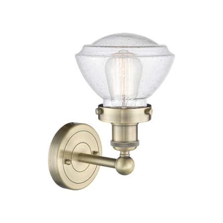 A large image of the Innovations Lighting 616-1W-10-7 Olean Sconce Alternate Image