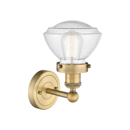 A large image of the Innovations Lighting 616-1W-10-7 Olean Sconce Alternate Image