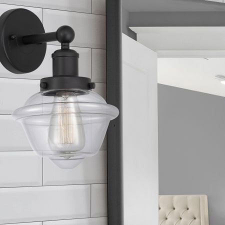 A large image of the Innovations Lighting 616-1W-10-7 Oxford Sconce Alternate Image