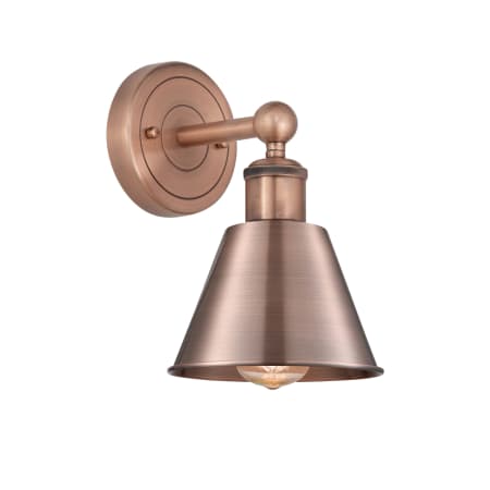 A large image of the Innovations Lighting 616-1W-10-7 Smithfield Sconce Alternate Image